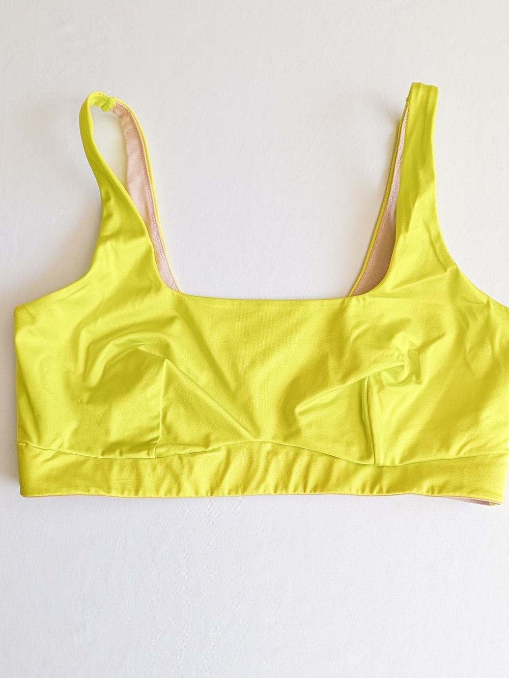 Yitty Women's Headliner Shaping Midi Bralette Size Sml Neon Yellow Green
